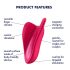 Satisfyer High Fly - ladattava, vedenkestävä klitoriksen vibraattori (pinkki)