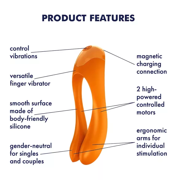 Satisfyer Candy Cane - klitorisvibraattori kahdella varrella