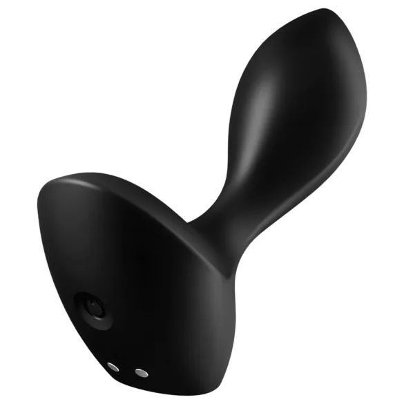 Satisfyer Backdoor Lover - ladattava anaalivibraattori - vedenkestävä - musta