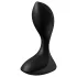 Satisfyer Backdoor Lover - ladattava anaalivibraattori - vedenkestävä - musta