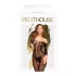 Penthouse Dreamy Diva - catsuit naisille - olkaimeton, pitsi, musta