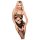 Penthouse Hot Nightfall - avoin verkkosetti aalloilla (musta)