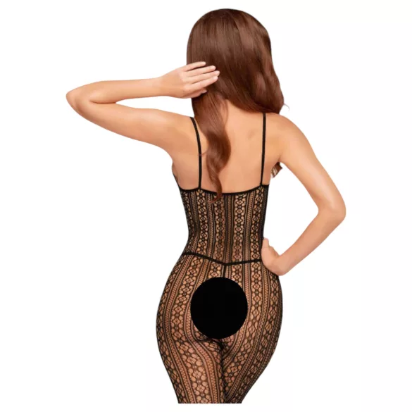 Penthouse Dark Wish - avoin verkkobodysuit - musta - XL