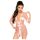 Penthouse Midnight Mirage - satiininen aamutakki ja stringit (pinkki) - XL