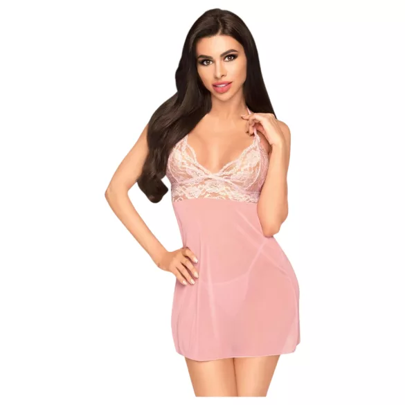 Penthouse Bedtime Story - babydoll ja stringit - pinkki