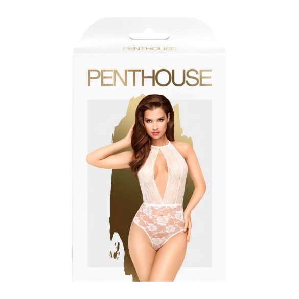 Penthouse Toxic Powder - nykällinen body - valkoinen - M/L