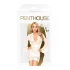 Penthouse - pitsikimono ja stringit - valkoinen