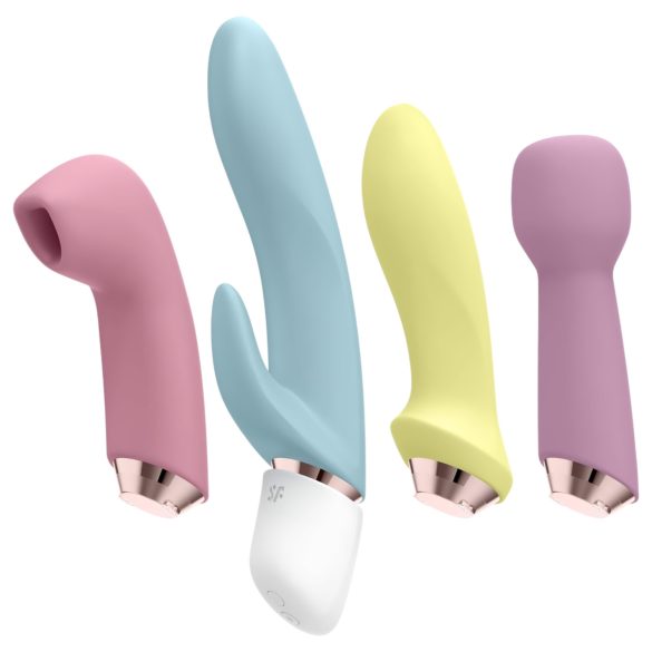 Satisfyer Marvelous Four - vibraattorisetti - 4 osaa - ladattava
