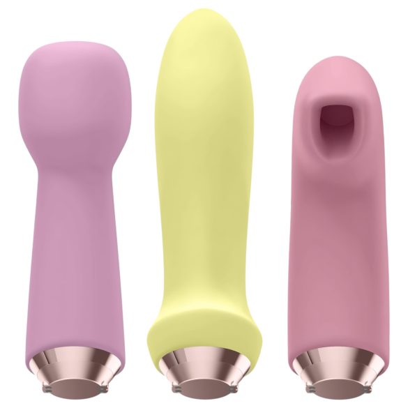 Satisfyer Marvelous Four - vibraattorisetti - 4 osaa - ladattava