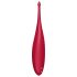 Satisfyer Twirling Fun - ladattava, vedenkestävä klitoriskiihotin (punainen)