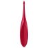 Satisfyer Twirling Fun - ladattava, vedenkestävä klitoriskiihotin (punainen)