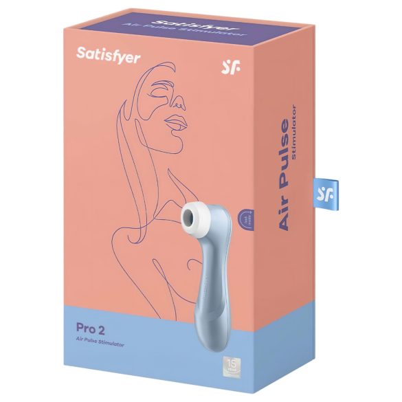 Satisfyer Pro 2 Gen2 - klitoriskiihotin - ilmapulssi - ladattava - sininen