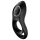 Satisfyer Legendary Duo - Ladattava, värisevä penisrengas (musta)
