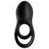 Satisfyer Legendary Duo - Ladattava, värisevä penisrengas (musta)