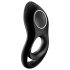 Satisfyer Legendary Duo - Ladattava, värisevä penisrengas (musta)