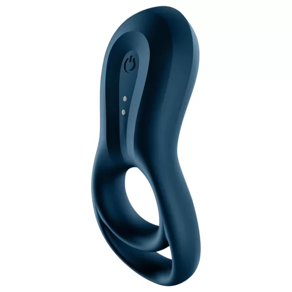 Satisfyer Epic Duo - älykkäästi värisevä penisrengas - musta