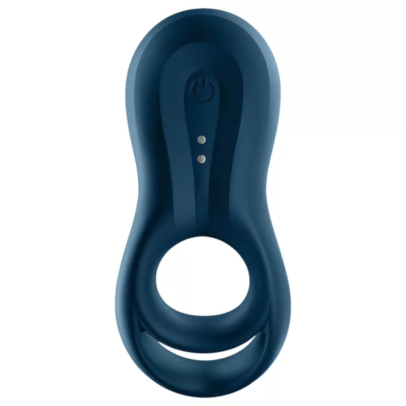 Satisfyer Epic Duo - älykkäästi värisevä penisrengas - musta