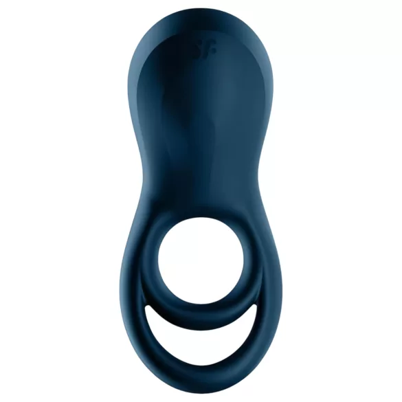 Satisfyer Epic Duo - älykkäästi värisevä penisrengas - musta