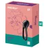 Satisfyer Majestic Duo - ladattava, vedenpitävä penisrengas (musta)