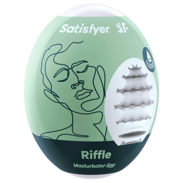 Satisfyer Egg Riffle - masturbaattorimuna miehille - 1 kpl