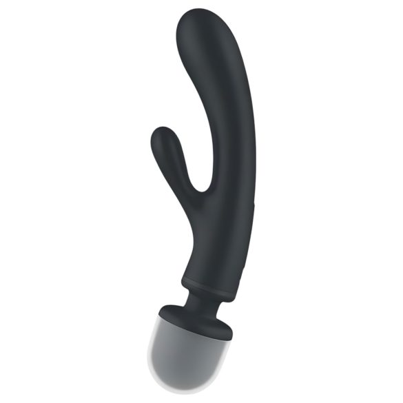Satisfyer Triple Lover - G-piste ja hierova vibraattori - hopea