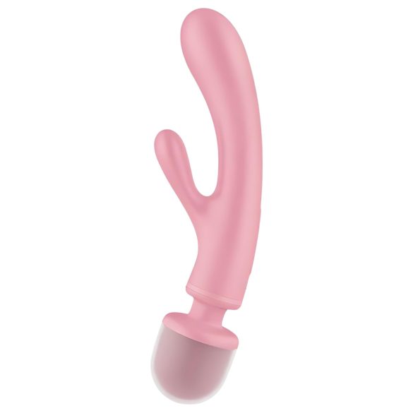 Satisfyer Triple Lover - G-pisteen ja klitoriksen vibraattori - pinkki