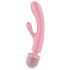 Satisfyer Triple Lover - G-piste ja hierontavibraattori (pinkki)