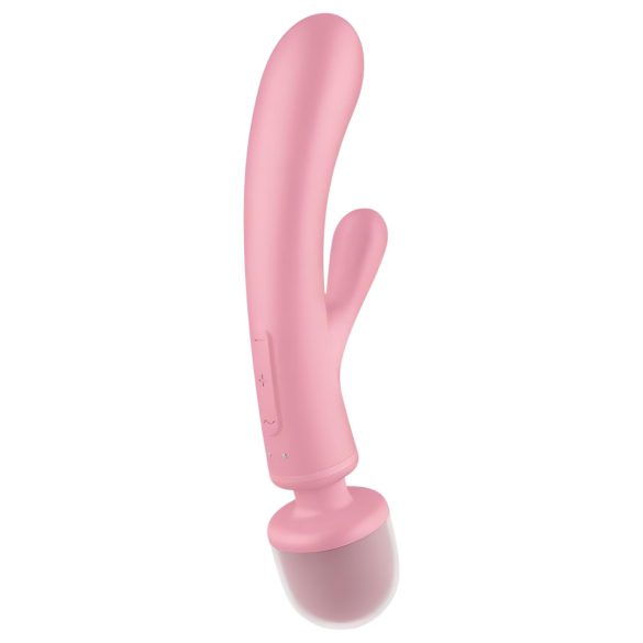 Satisfyer Triple Lover - G-pisteen ja klitoriksen vibraattori - pinkki