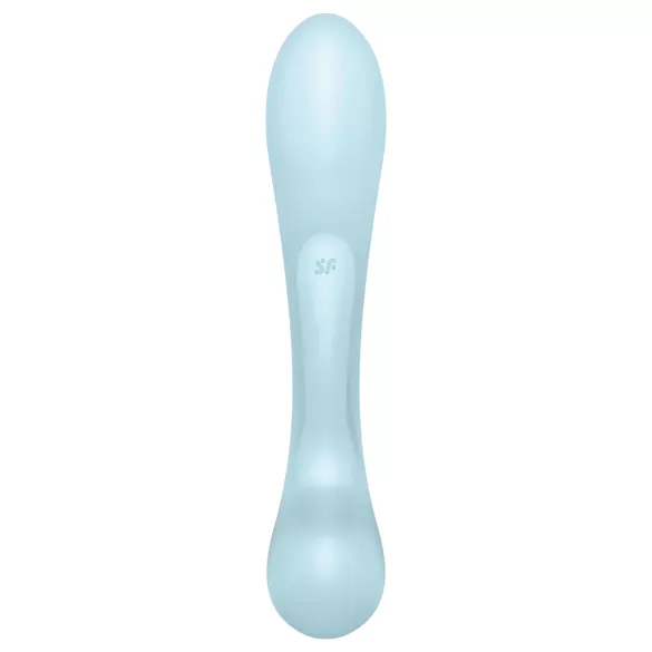Satisfyer Triple Oh - ladattava, klitorishaaralla varustettu vibraattori (sininen)