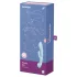 Satisfyer Triple Oh - ladattava, klitorishaaralla varustettu vibraattori (sininen)