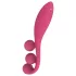 Satisfyer Tri Ball 1 - ladattava, monitoimivibraattori (punainen)