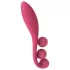 Satisfyer Tri Ball 1 - ladattava, monitoimivibraattori (punainen)