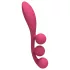 Satisfyer Tri Ball 1 - ladattava, monitoimivibraattori (punainen)