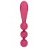 Satisfyer Tri Ball 1 - ladattava, monitoimivibraattori (punainen)