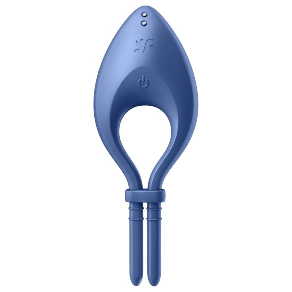Satisfyer Bullseye - älykäs värisevä penisrengas (sininen)