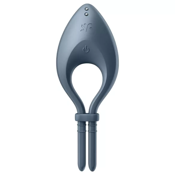 Satisfyer Bullseye - vibraattori penisrengas - älyohjattava - harmaa