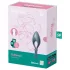 Satisfyer Bullseye - vibraattori penisrengas - älyohjattava - harmaa