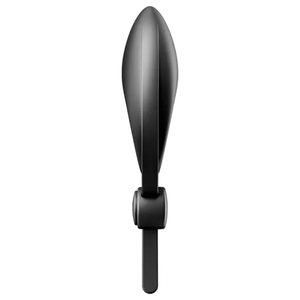 Satisfyer Sniper - vibraattori penisrengas - ladattava - musta
