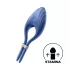 Satisfyer Duelist - vibraattoripenisrengas - ladattava - sininen