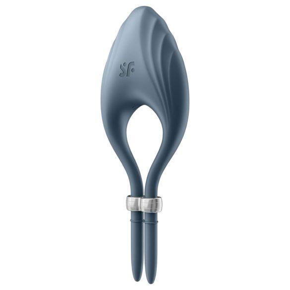 Satisfyer Duelist - ladattava värisevä penisrengas (harmaa)