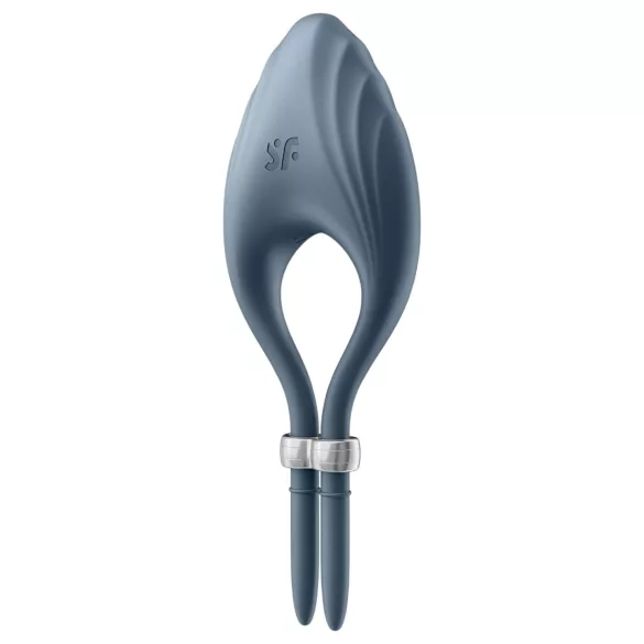 Satisfyer Duelist - vibraattoripenisrengas ladattava - harmaa