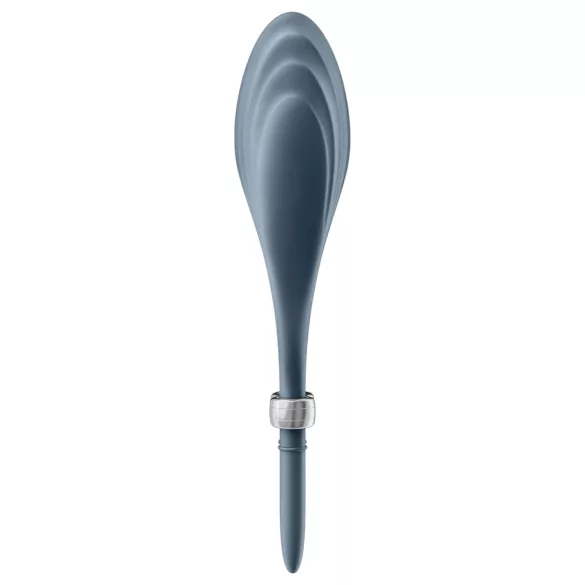 Satisfyer Duelist - vibraattoripenisrengas ladattava - harmaa