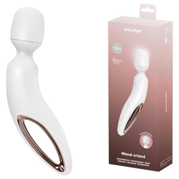 Satisfyer Wand-erland - hierontavibraattori (valkoinen)