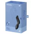 Satisfyer Curvy Trinity 2 - ilmalla pulsoiva 2-in-1 vibraattori (musta)