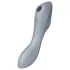 Satisfyer Curvy Trinity 3 - ilmalla stimuloiva 2in1 vibraattori - harmaa