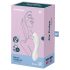 Satisfyer Curvy Trinity 5+ - älykäs 2in1-vibraattori (valkoinen)