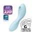 Satisfyer Curvy Trinity 5+ - älykäs 2-in-1 vibraattori (sininen)