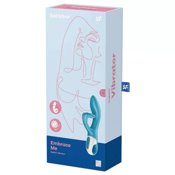 Satisfyer Embrace Me - ladattava klitoriskiihotin vibraattori - turkoosi
