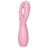 Satisfyer Threesome 3 - klitoriskiihotin vibraattori - ladattava - pinkki