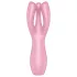 Satisfyer Threesome 3 - klitoriskiihotin vibraattori - ladattava - pinkki